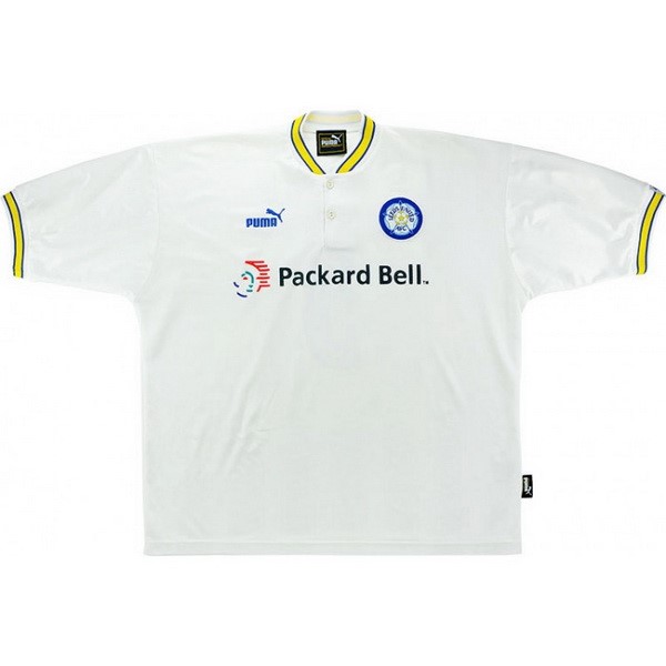 Authentic Camiseta Leeds United 1ª Retro 1997 1998 Blanco
